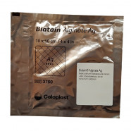 Купить Биатен Аг, Biatain Ag Alginate с серебром повязка 10х10см №1 в Махачкале